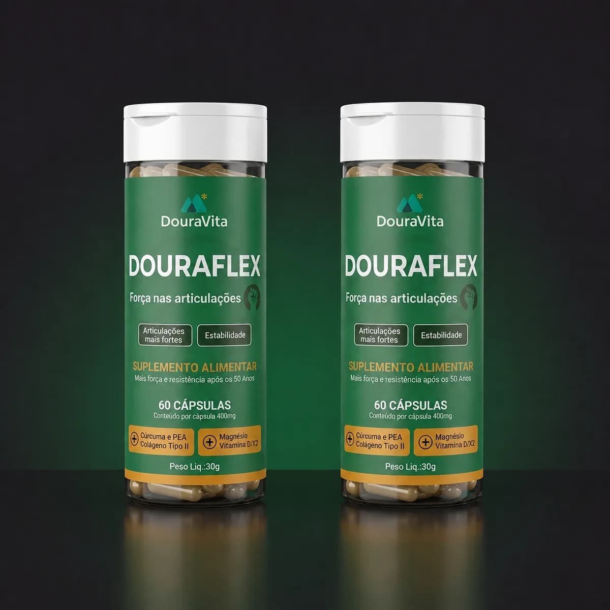 Kit com 2 potes de DouraFlex